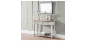 Provence 2 Drawer Console Table - Grey Lacquer