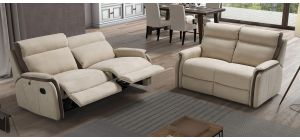 Fox Cream Fabric 3 + 2 Sofa Set Electric Recliner Newtrend Available In A Range Of Leathers And Colours 10 Yr Frame 10 Yr Pocket Sprung 5 Yr Foam Warranty