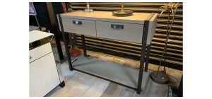 Large Wooden Industrial Chic Console - Sold As Seen - Ex-display Showroom Product 49255