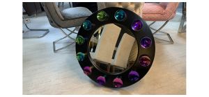 Retro Round Mirror - Sold As Seen - Ex-display Showroom Product 49237