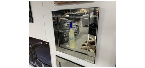 3D Grey Goose Scene Print With Mirrored Frame - Sold As Seen - Ex-display Showroom Product 49287