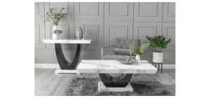 Omega White Marble Coffee Table