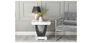 Omega White Marble Side Table