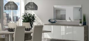 Treviso White Mirror