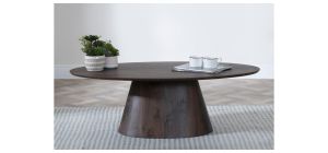 Whitby Walnut Oval Coffee Table