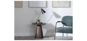 Whitby Walnut Round End Table