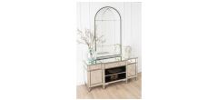 Acorn Mirrored Champagne Trim TV Unit