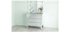 Vasari Mirrored 3 Drawer Small Chest