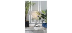Enzo Glass Top Side Table