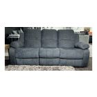 Roma Denim Blue Fabric 3 + 2 Manual Recliners Sofa Set