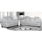 Texas White Bonded Leather 3 + 2 Sofa Set With Wooden Legs