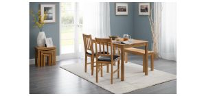 Coxmoor Oak Rectangular Dining Table - Oiled Oak - Solid Oak