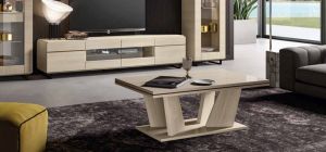 Perla White Larch Coffee Table