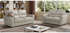 Capri Ivory Leather 3 + 2 Sofa Set Newtrend Available In A Range Of Leathers And Colours 10 Yr Frame 10 Yr Pocket Sprung 5 Yr Foam Warranty