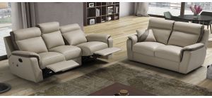 Device Cream Leather 3 + 2 Sofa Set Electric Recliner Newtrend Available In A Range Of Leathers And Colours 10 Yr Frame 10 Yr Pocket Sprung 5 Yr Foam Warranty