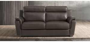 Edna Brown Leather 3 + 2 Sofa Set With Wooden Legs Newtrend Available In A Range Of Leathers And Colours 10 Yr Frame 10 Yr Pocket Sprung 5 Yr Foam Warranty