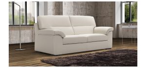 Zafferano White Leather 3 + 2 Sofa Set With Wooden Legs Newtrend Available In A Range Of Leathers And Colours 10 Yr Frame 10 Yr Pocket Sprung 5 Yr Foam Warranty