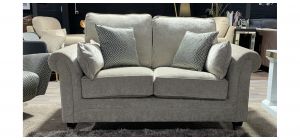 Buxton Beige Fabric 3 + 2 Sofa Set With Formal Back And Chrome Legs Available In A Selection Of Fabrics