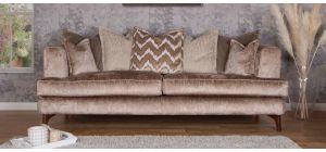 Cuncain 3 + 2 Aaron Mink Plush Velvet Scatter Back Sofa Set With Chrome Legs Other Combinations And Fabrics Also Available