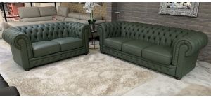 Chester 3 + 2 Chesterfield Newtrend Sofa Set With Wooden Legs Other Colours Avaiable Delivery 10-12 Weeks