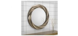 Andante Round Mirror - Champagne