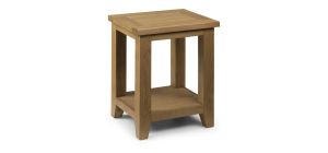 Astoria Lamp Table - Waxed Oak - Solid Oak with Real Oak Veneers