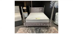 Anastasia Crystal 4 Poster King Size Bed - Frame Only