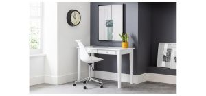 Carrington Desk - White - White Lacquer