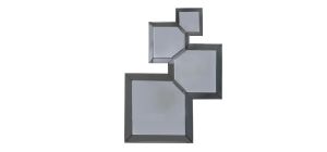 Smoked Mirror Radley Abstract Wall Mirror