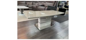 Milano Cappuccino Coffee Table With Chrome Base