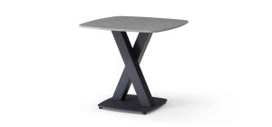 Piazza Lamp Table Matt Ceramic Top And That Bold Metal X-Shaped Base