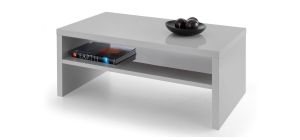 Metro High Gloss Coffee Table - Grey - Grey High Gloss - Lacquered MDF