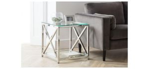 Miami Lamp Table - Chrome Plating - Plated Steel