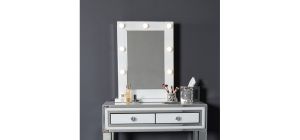 White Stamford Mirror Broadway 9 Light Vanity Mirror
