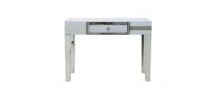 White Stamford Mirror 1 Drawer Console Table