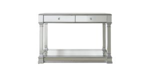 Silver Vesper Mirror Console Table