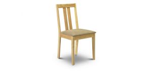 Rufford Dining Chair - Ivory Faux Suede - Low Sheen Lacquer - Solid Malaysian Hardwood