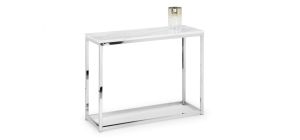 Scala White Marble Top Console Table