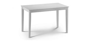 Taku Dining Table - White Lacquer - Solid Malaysian Hardwood with MDF