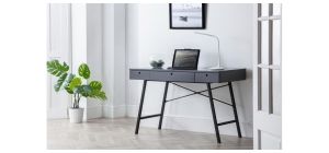 Trianon Desk - Grey - Grey Lacquer