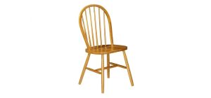 Windsor Chair - Honey Lacquered Finish - Solid Malaysian Hardwood