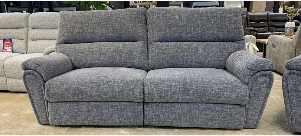 Milford Grey Fabric 3 2 Electric Recliner Sofa Set Manual And