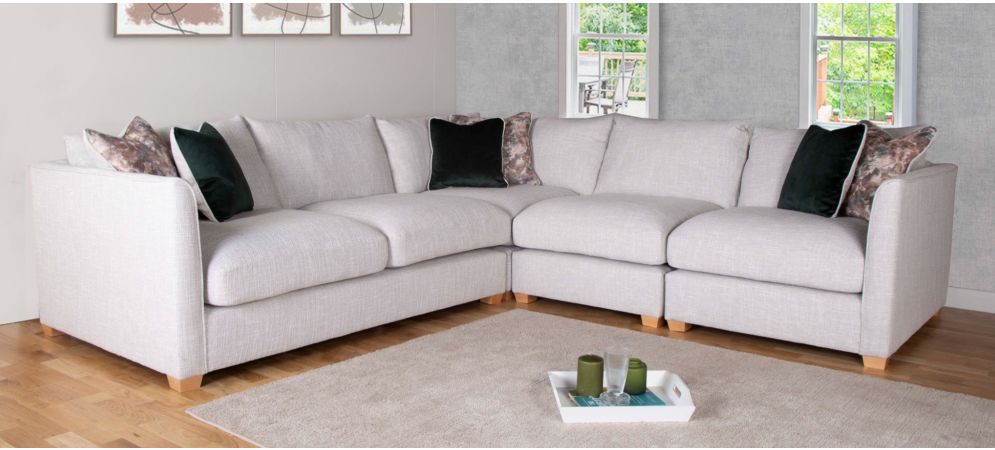 Corner sofa shop wooden legs