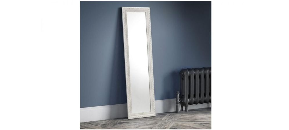 White lacquer mirror store