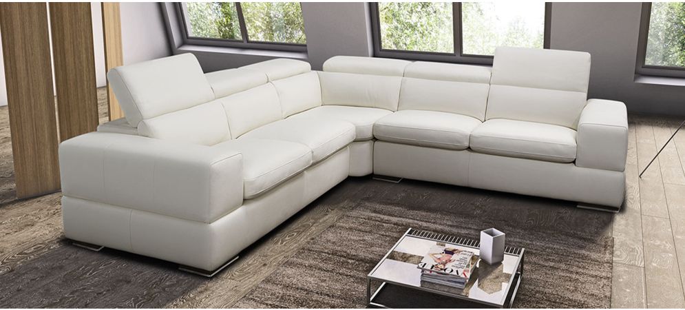 White leather corner couch hotsell
