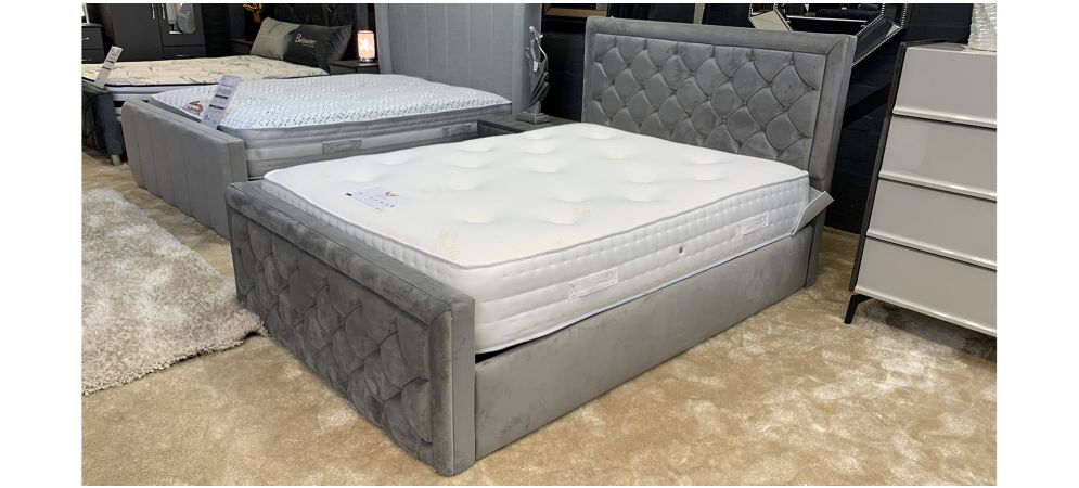 4ft clearance headboard grey