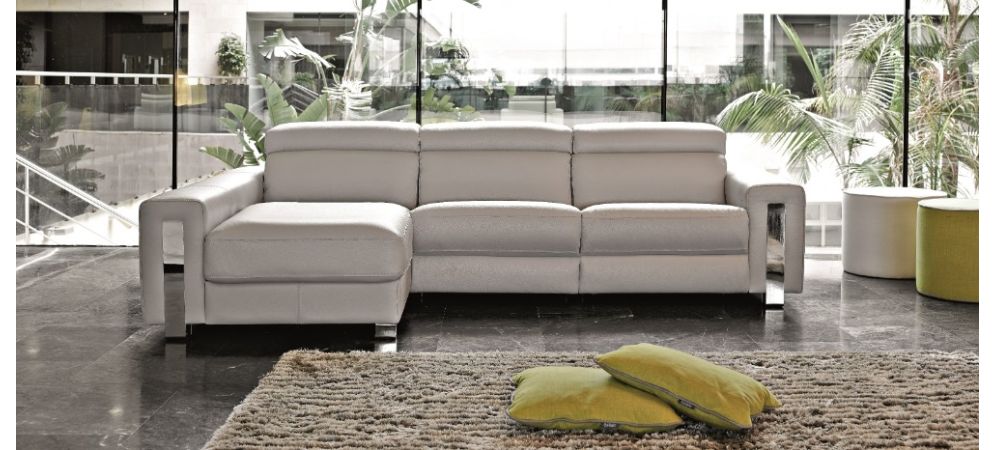 Semi aniline leather sectional hotsell