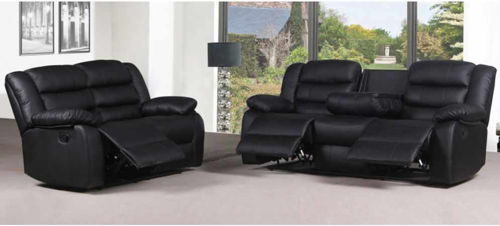 3 seat couch top with 2 recliners