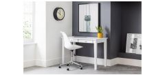 Erika Office Chair - White-Chrome - White-Chrome - Polypropylene