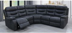 Gabrielle Grey Fabric Maunual Recliner 2C2 Corner Sofa